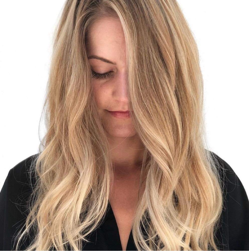 Partial Balayage and Haircut at Chelsea M Hair  -   Palms Hair Studio in San Diego, CA