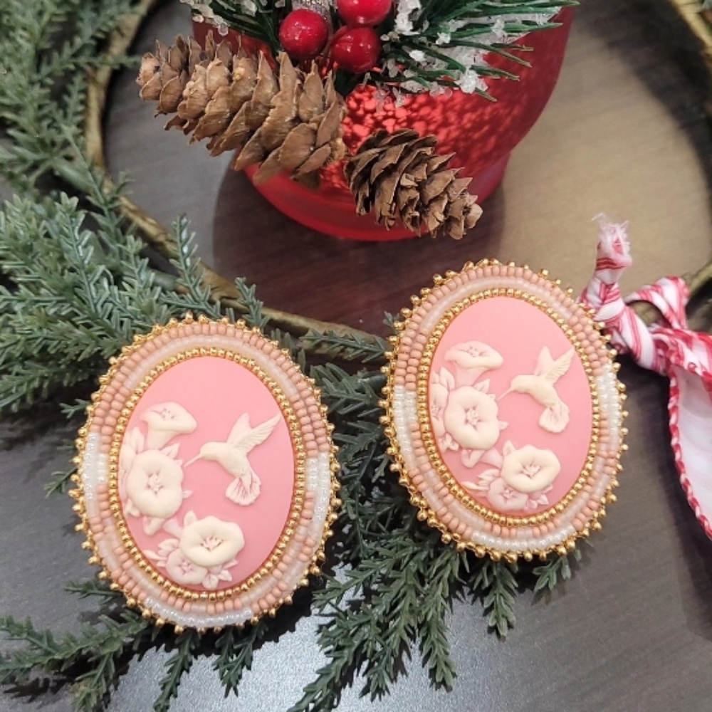 Hand Beaded Earrings at House of Avi • Permanent Jewelry Experience in WI, WI