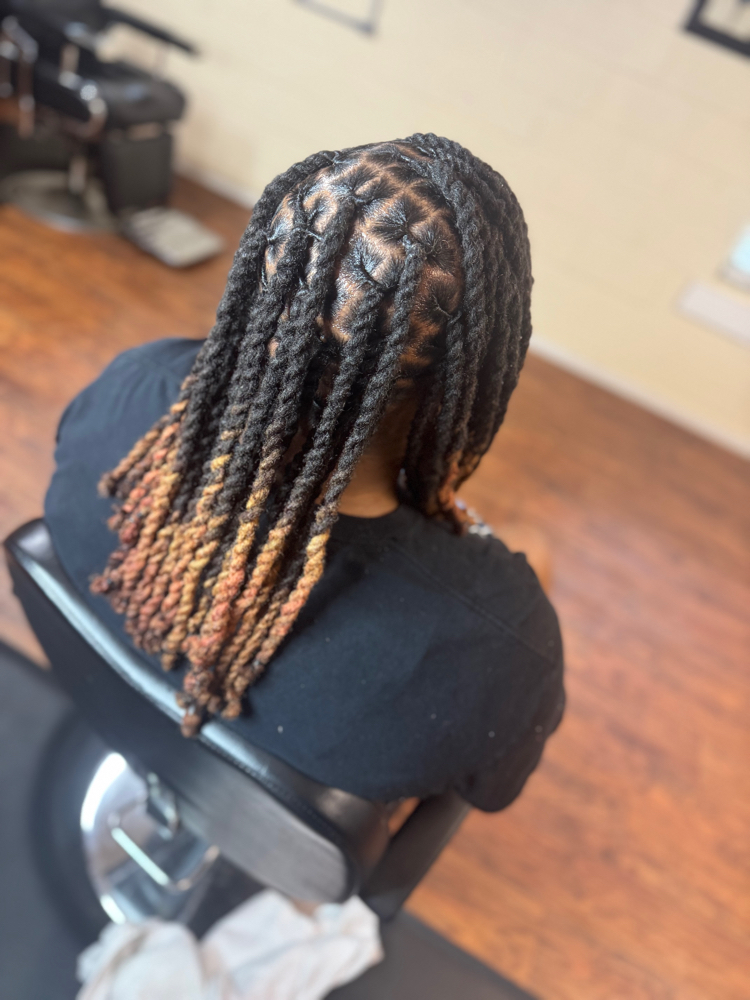 Loc Retwist & 2 Strands at The Hot Spot in Harlem, GA