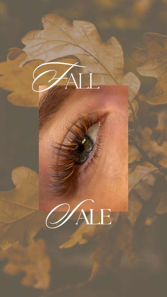 Fall Lash Sale $125 Full Sets