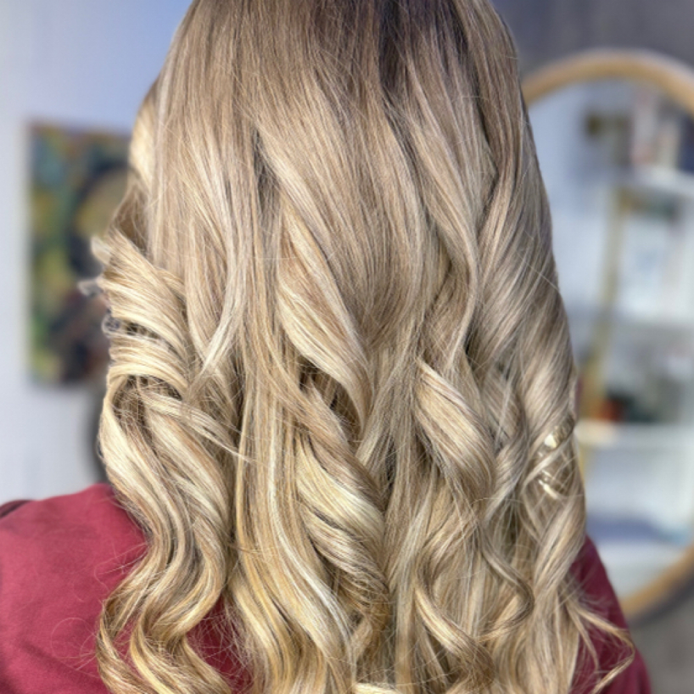 Curled Hair Styling at G Stylez Salon in Madison, WI