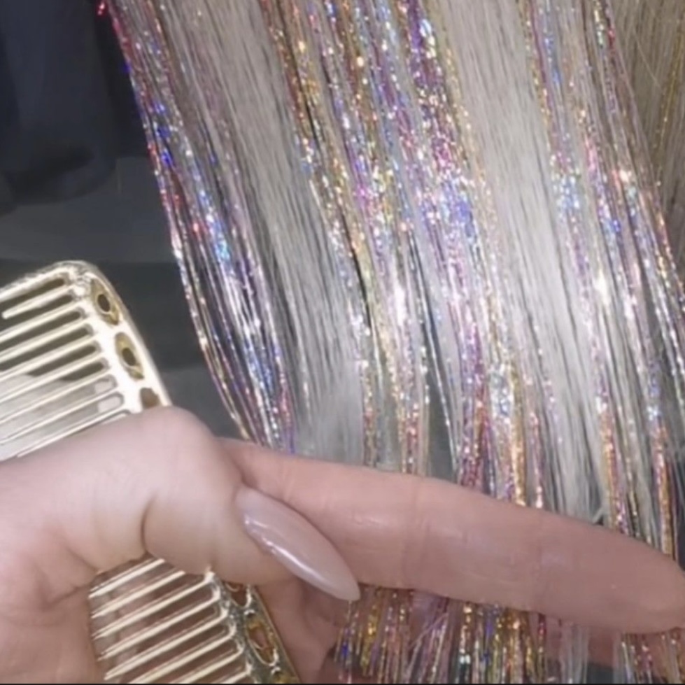 Glitter Tinsel Extensions