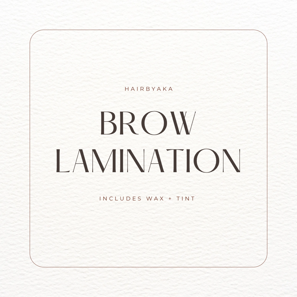 Brow Lamination