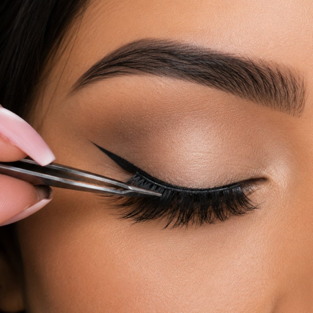 Lash (Strip) Application at His & Hers Barbershop and Salon in Painesville, OH
