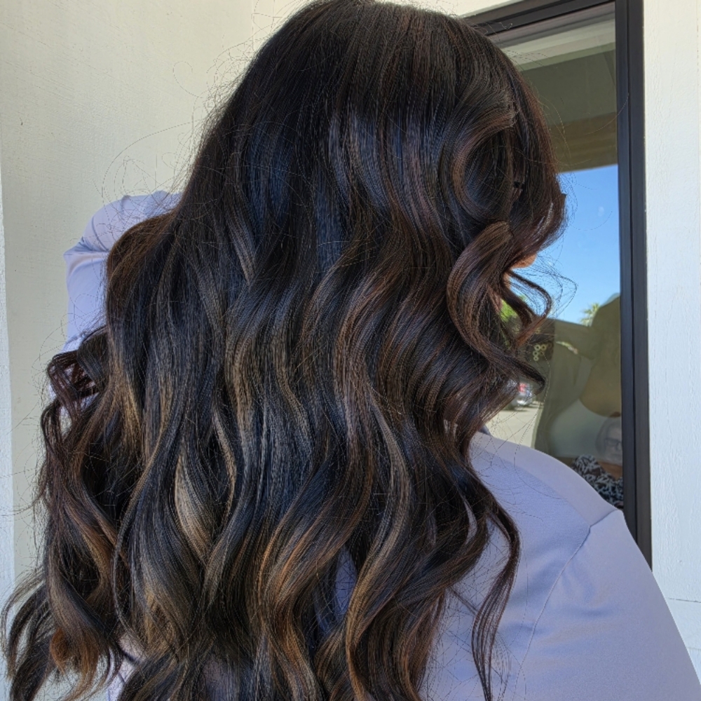 Brunette Balayage 🤎 at Hairbykathyy in Hanford, CA