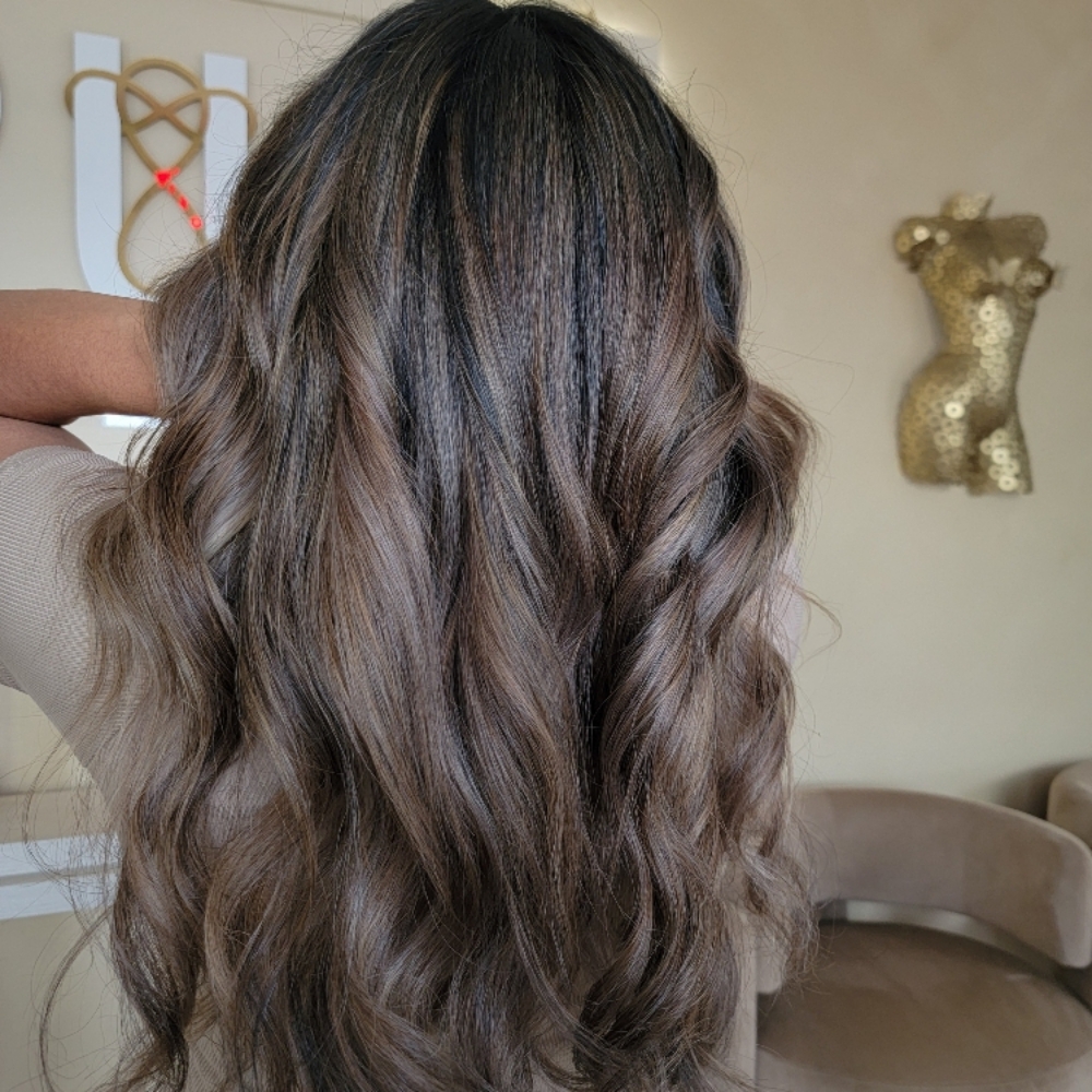 Brunette Balayage 🤎 at Hairbykathyy in Hanford, CA