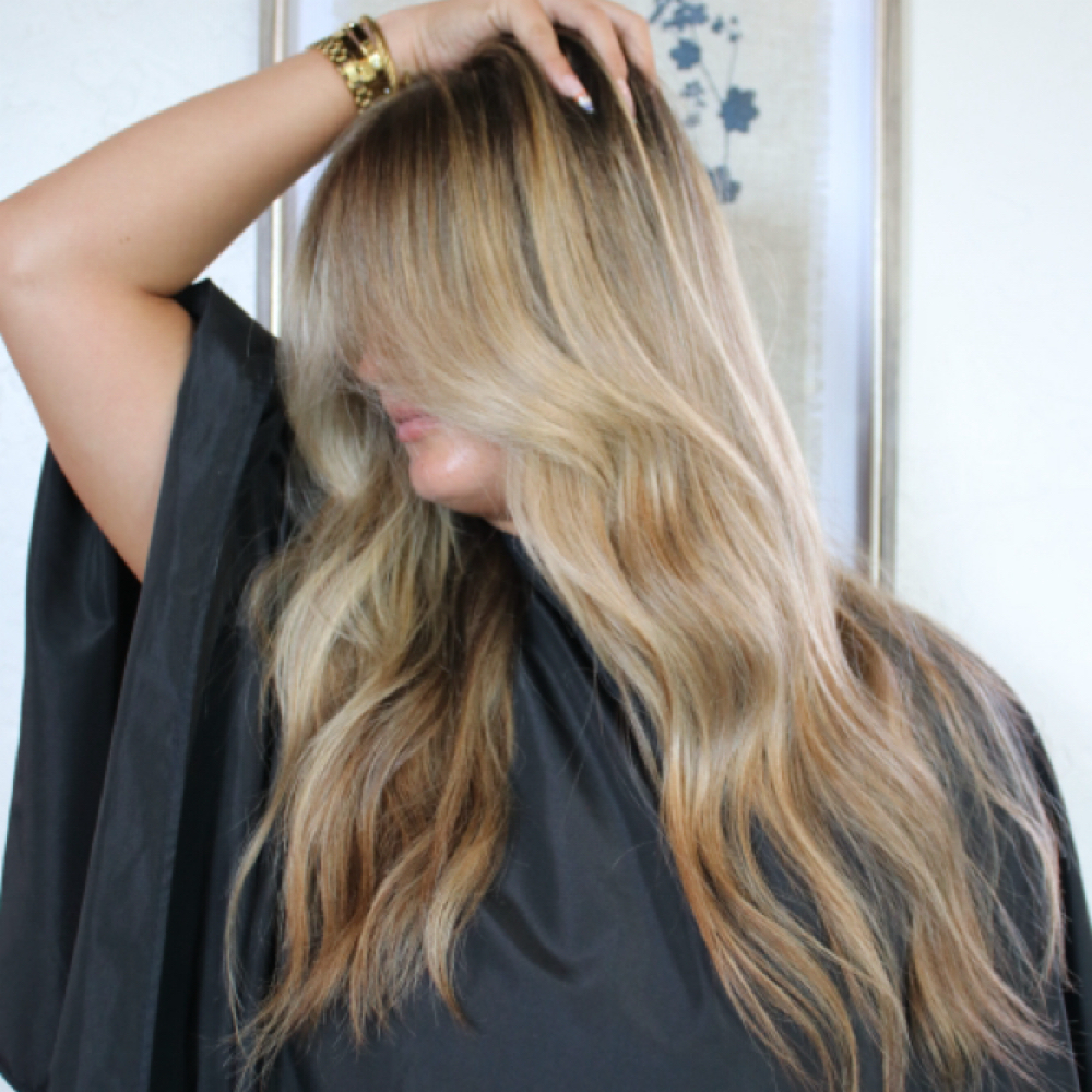 Partial Balayage at Hair by Aspen x Mia Salon in Mckinney, TX