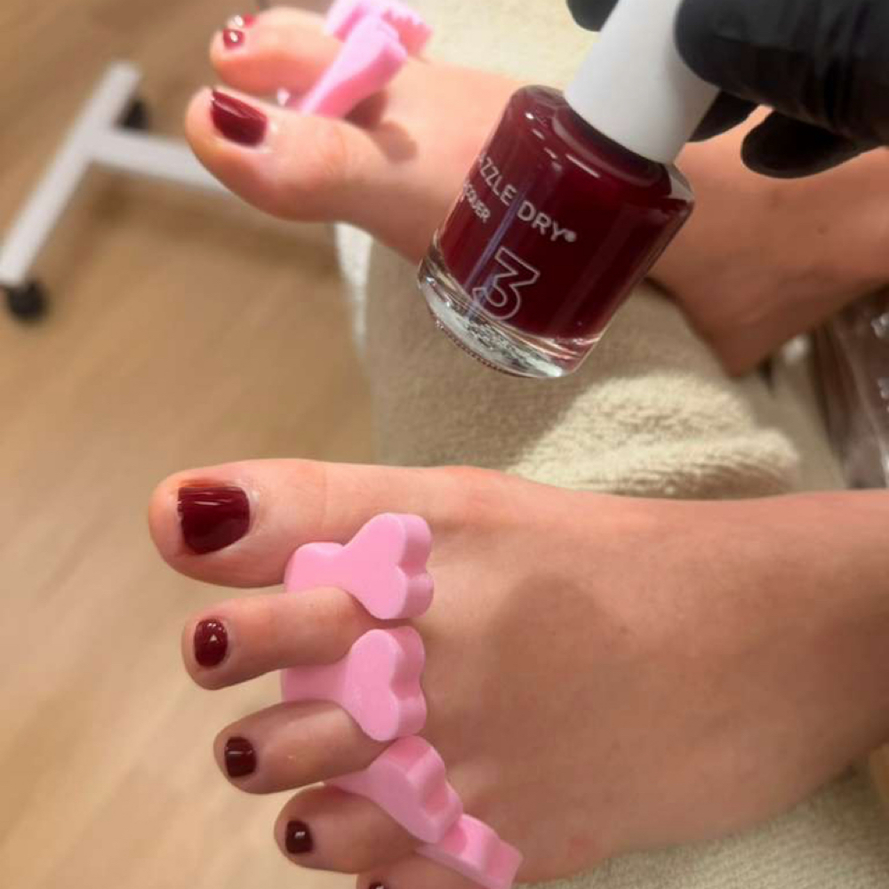 Dazzle Dry Pedi at Sophia NY Nails & Beauty in Boca Raton, FL