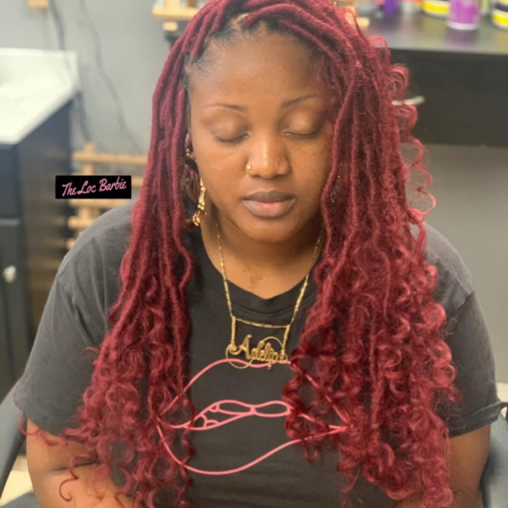 36” Soft Locs W/Curls - Hair Includ at The Oasis Natural Hair Salon in Gibsonville, NC