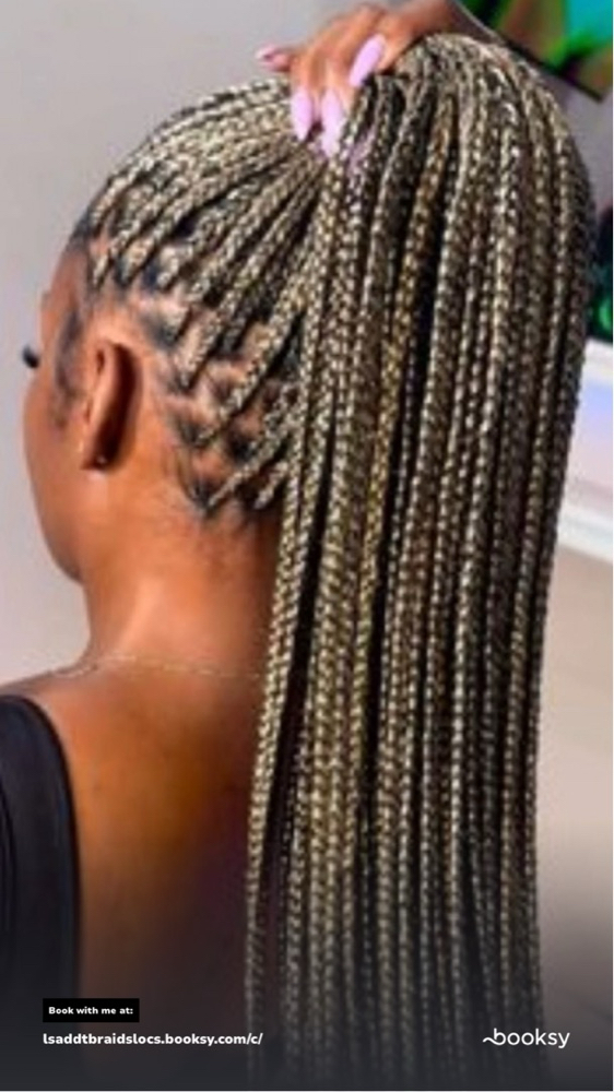 Small Knotless Or Box Braids