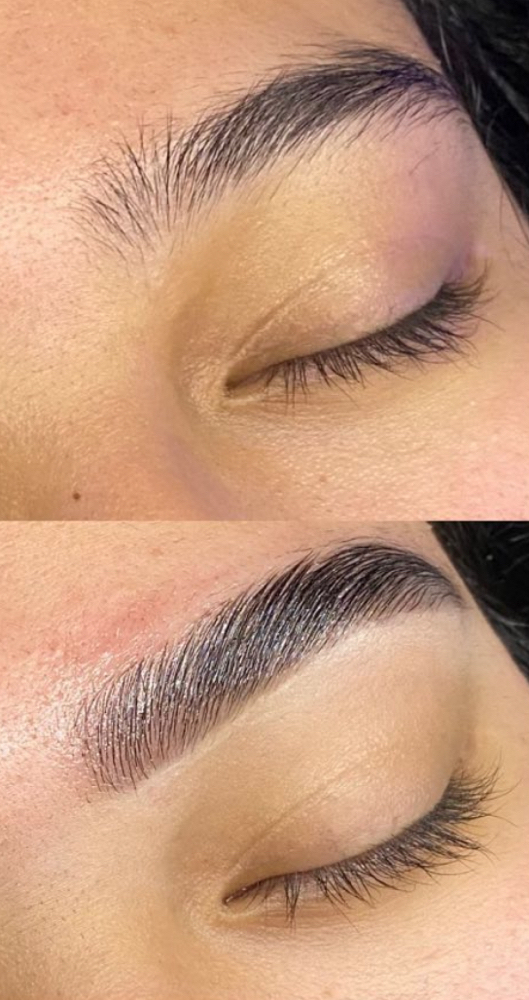 Brow lamination + tint