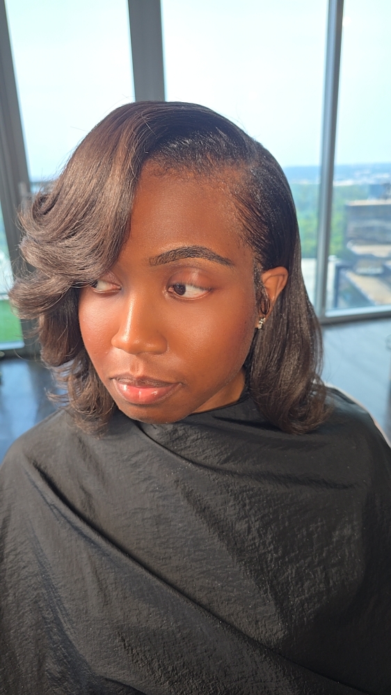 Silk Press at Luxe Diamond Cut Salon in Atlanta, GA
