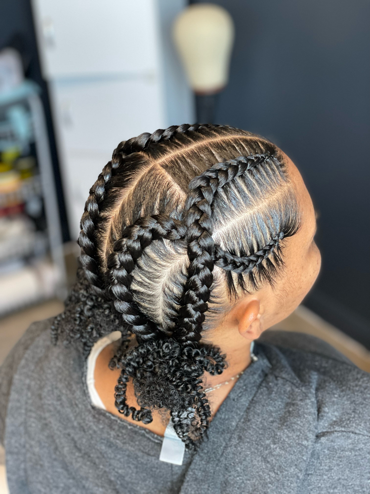 Kriss Kross Braids & Buns
