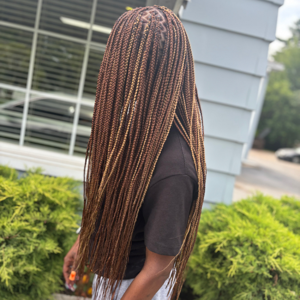 Small Knotless Braids at In The Kut Salon in Toledo, OH