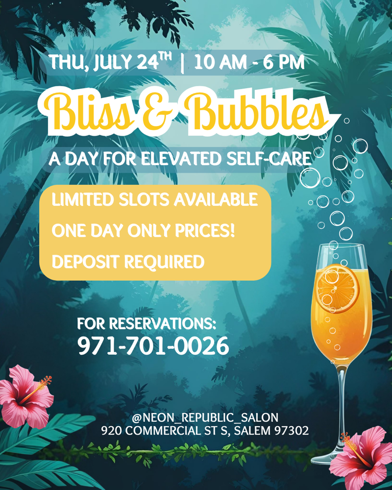 EVENT - BLISS & BUBBLES