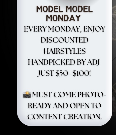 Model Model Monday at A Daye’s Journei Beauty Bar in DeSoto, TX