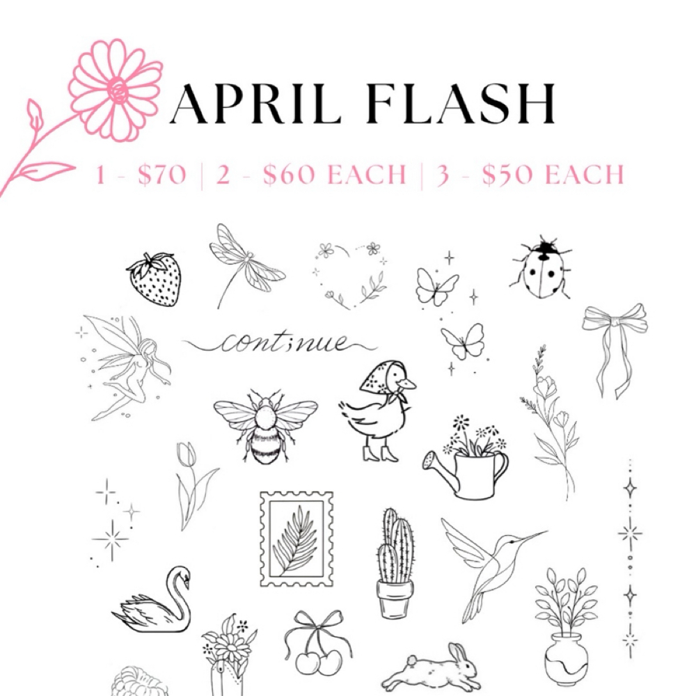 April Flash at Blondie’s Ink in Point Pleasant, WV