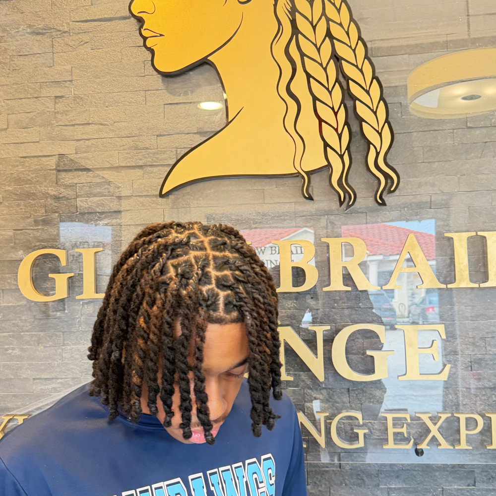 Locs at Glow Braid Lounge in Pearland, TX