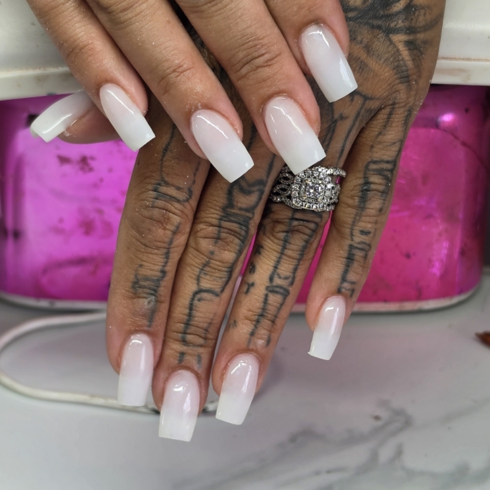 Acrylic/GelX full set - Sm at Nail Creations by Joelle in Akwesasne, NY