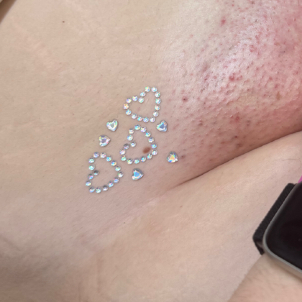 Vajazzle/Temporary Tattoo 🩷 at Pink Crab Wax Bar in Las Vegas, NV