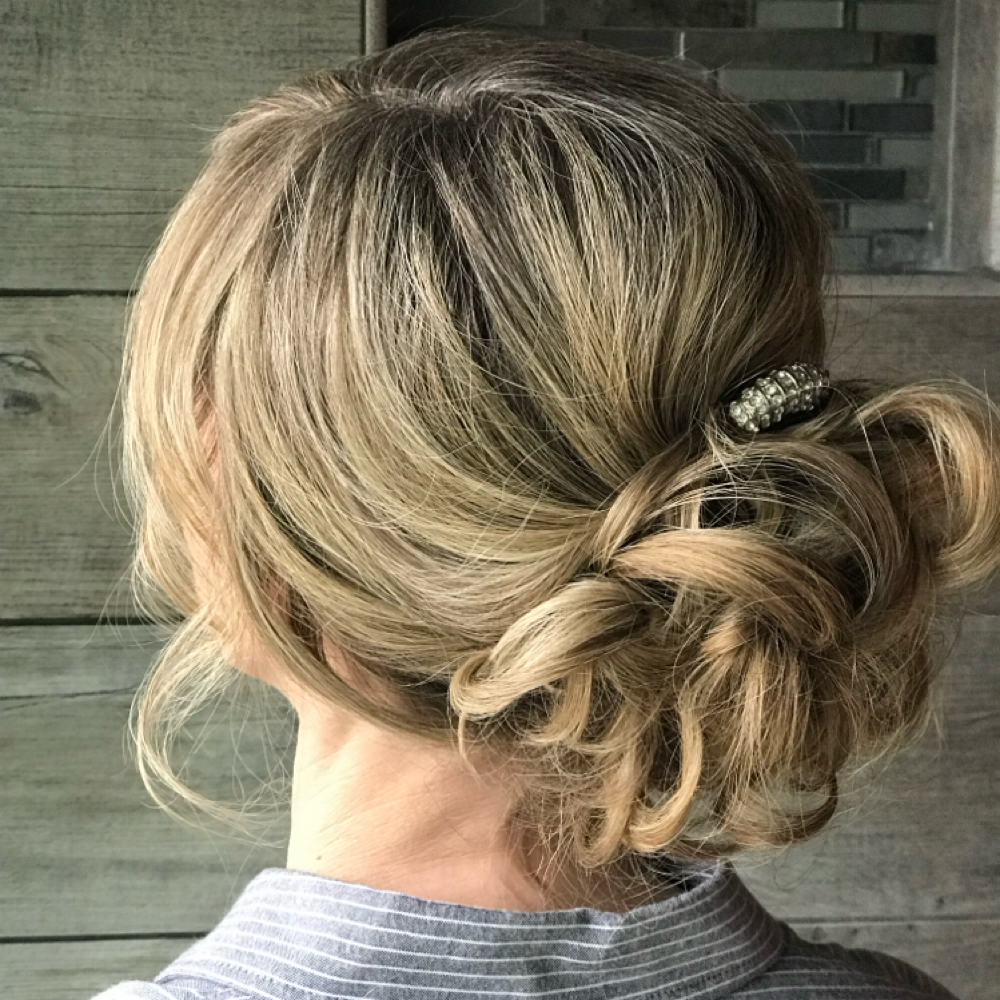 Bridal Styling Trial Run at White Dove Salon and Aesthetics in Hickory, NC