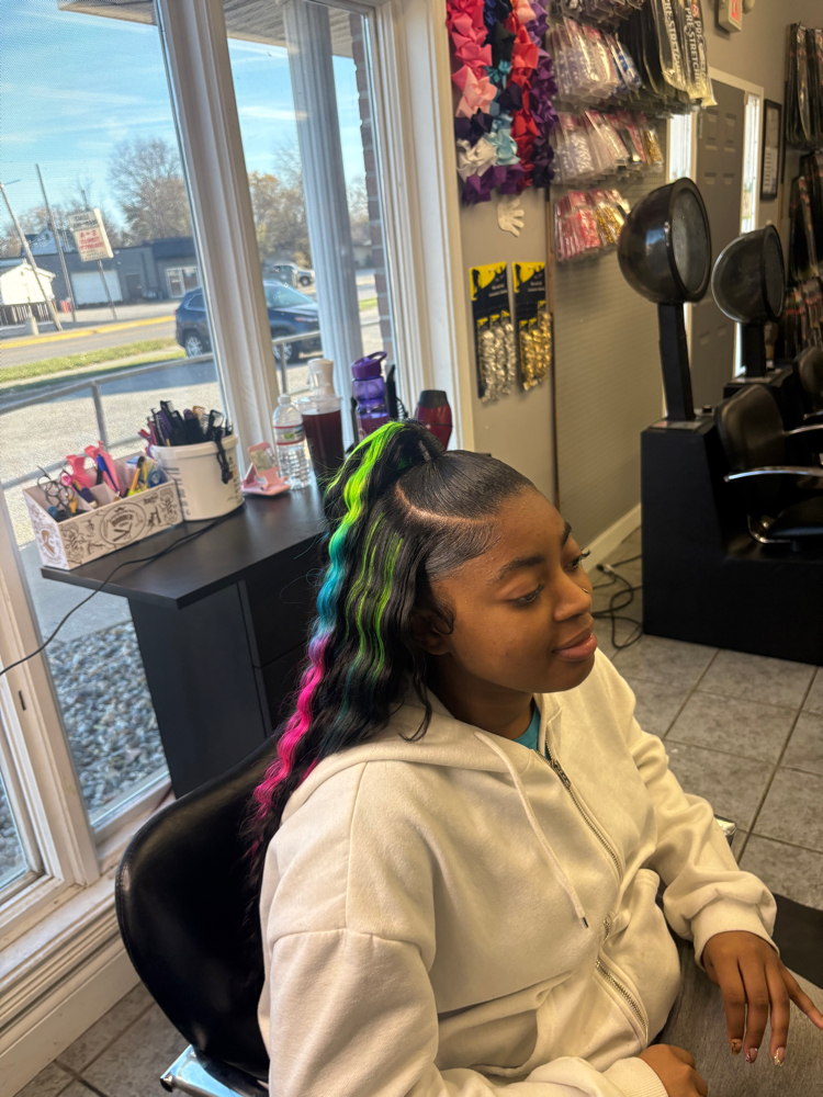 Half Up Half Dow Sew In