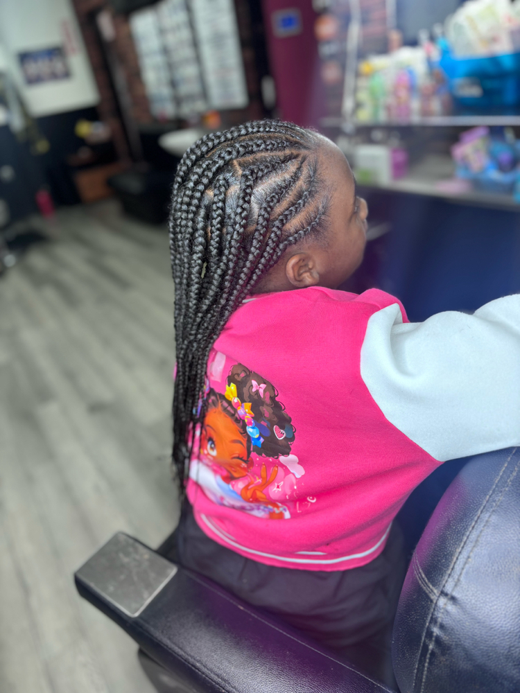 Kids Braids With Weave Added at Addiction’s Salon in Bowling Green, KY