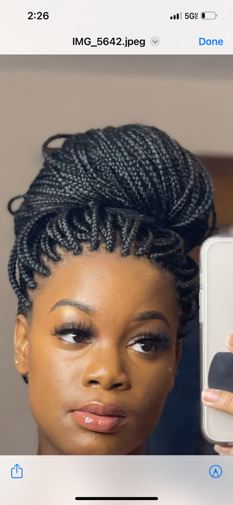 Block Braids (Small butt length)