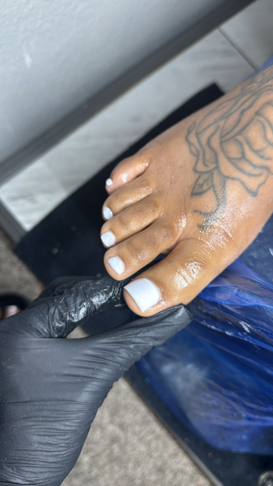 Acrylic Big Toes only With Gel