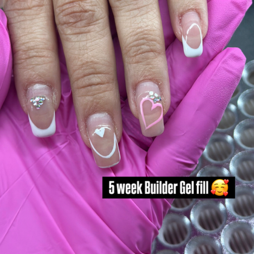 Hard Gel Fill at Bert’s Studio in Shafter, CA
