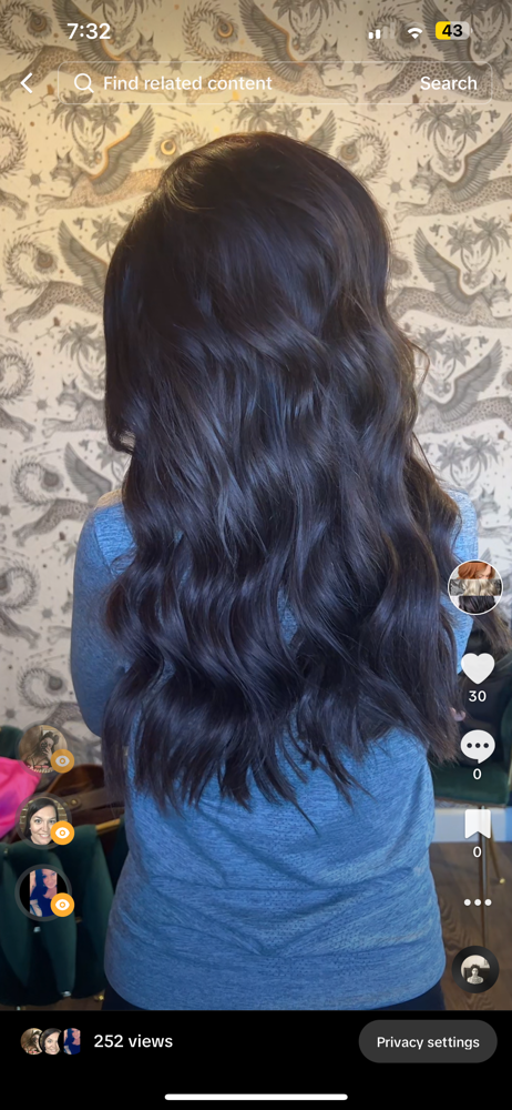 Beaded Weft Extensions (hand-tied) at Coven Salon in Bowling Green, KY