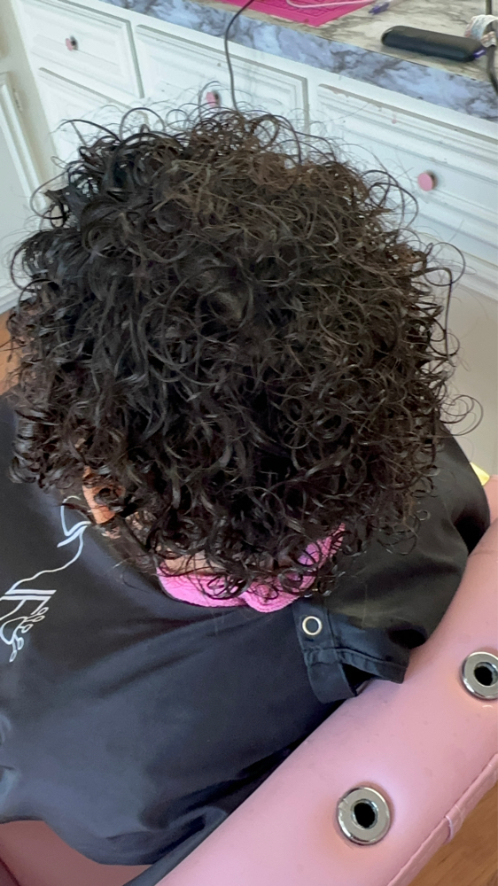 Boys Half Head Perm