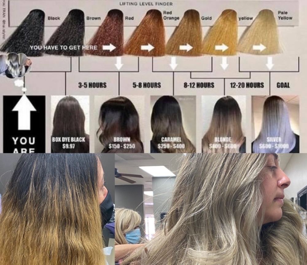 Hair Color Correction