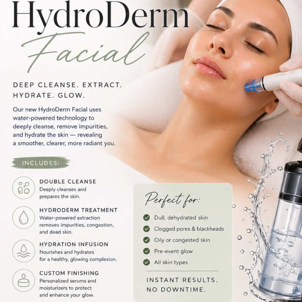 HydroDerm Facial at Radiance Aesthetics and Day Spa in Amarillo, TX