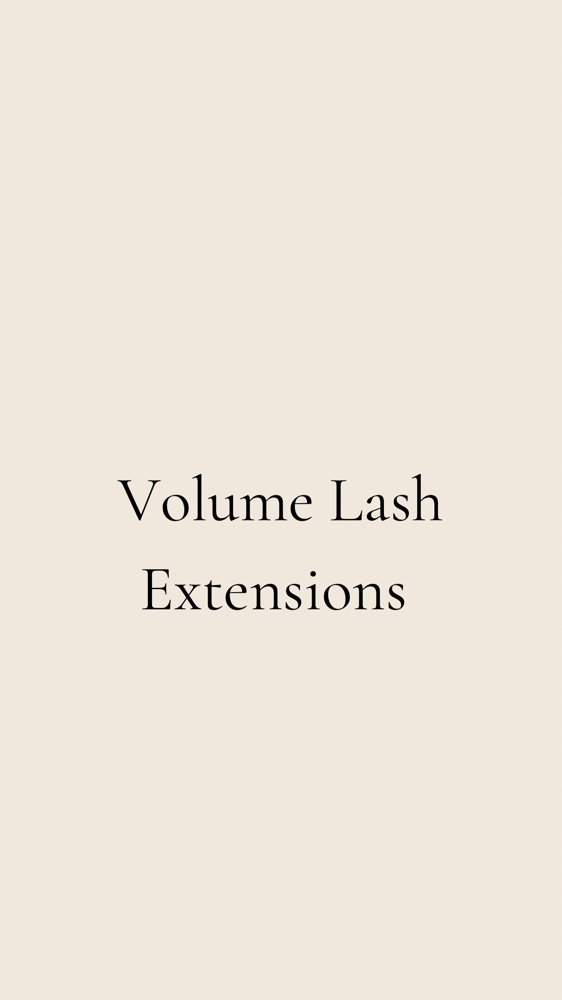 Volume Lashes