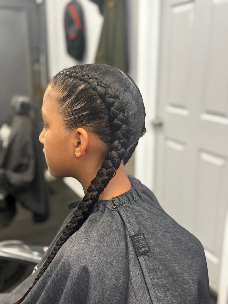 Queen Cornrows Natural Hair at Beautified Hair by Tabz in Allentown, PA
