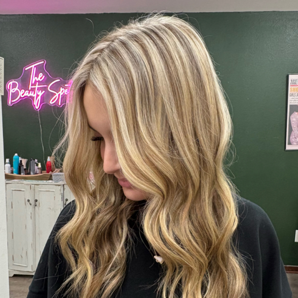 Add On Lowlight Color To Hilights at Lauren Rivers@TheBeautySpot in Azle, TX