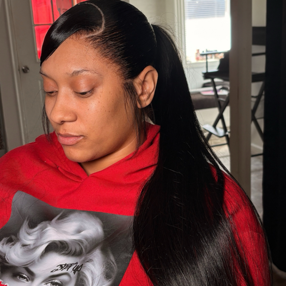 Frontal Ponytail at The Essential Experience in Hayti, MO
