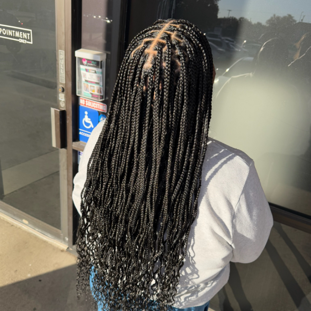 Small Knotless Braids at Touched By Titi in Round Rock, TX