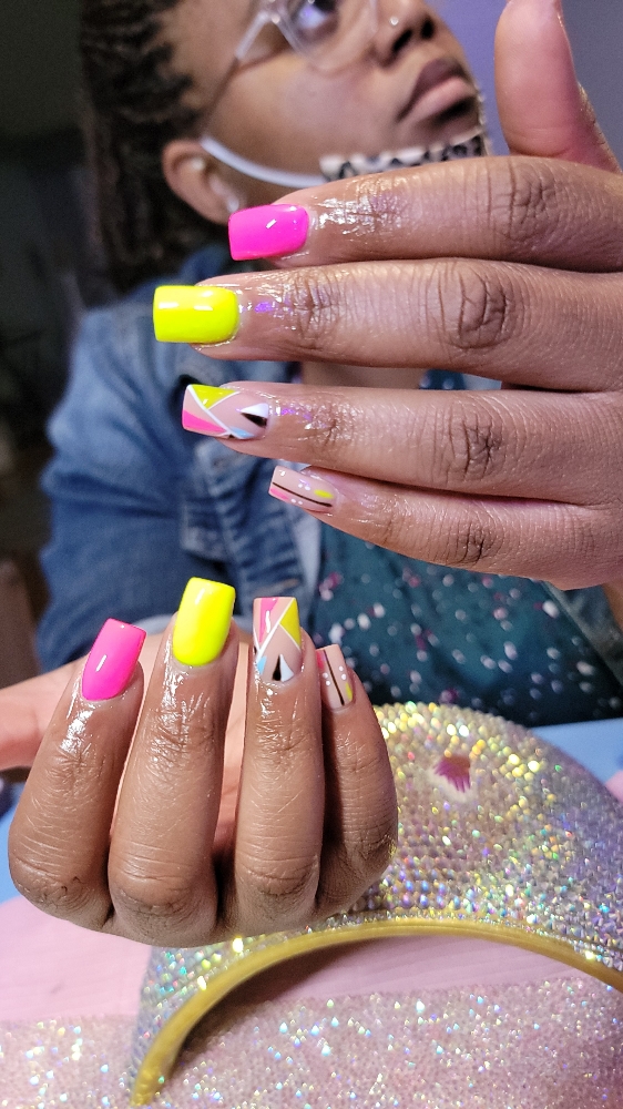 Short Acrylic Fullset