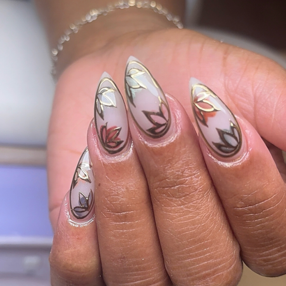 Med/Long Korean S. Gel Mani at nailelixiir in Coventry Township, OH