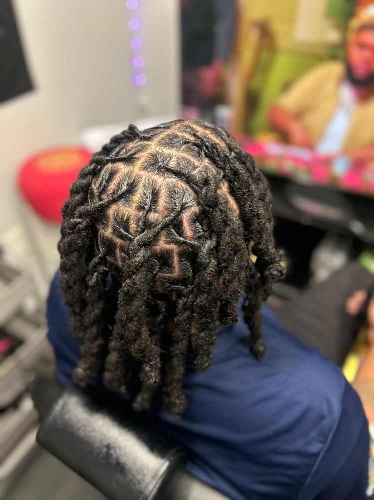 Loc Retwist (100 locs or less) at Ayo Locs N Braids in Charlotte, NC