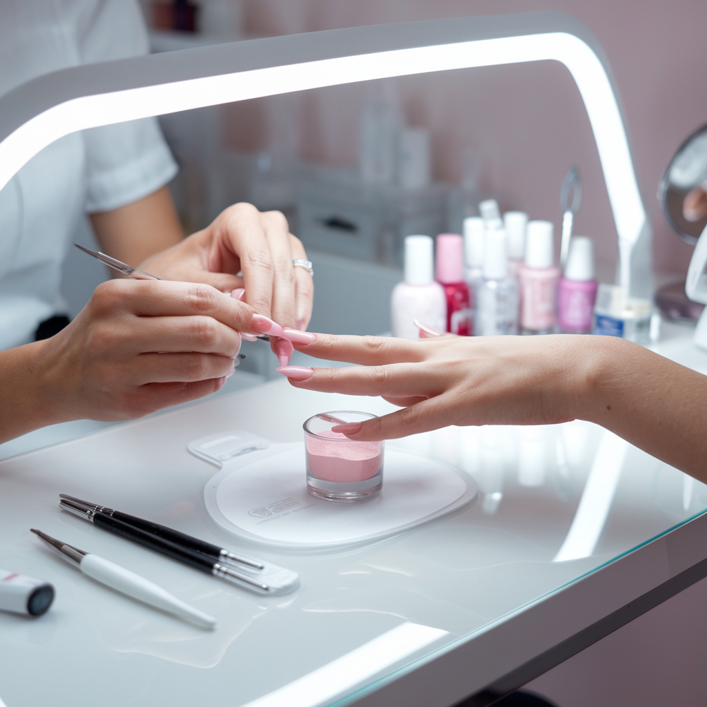 Acrylic Dip Powder with Massage