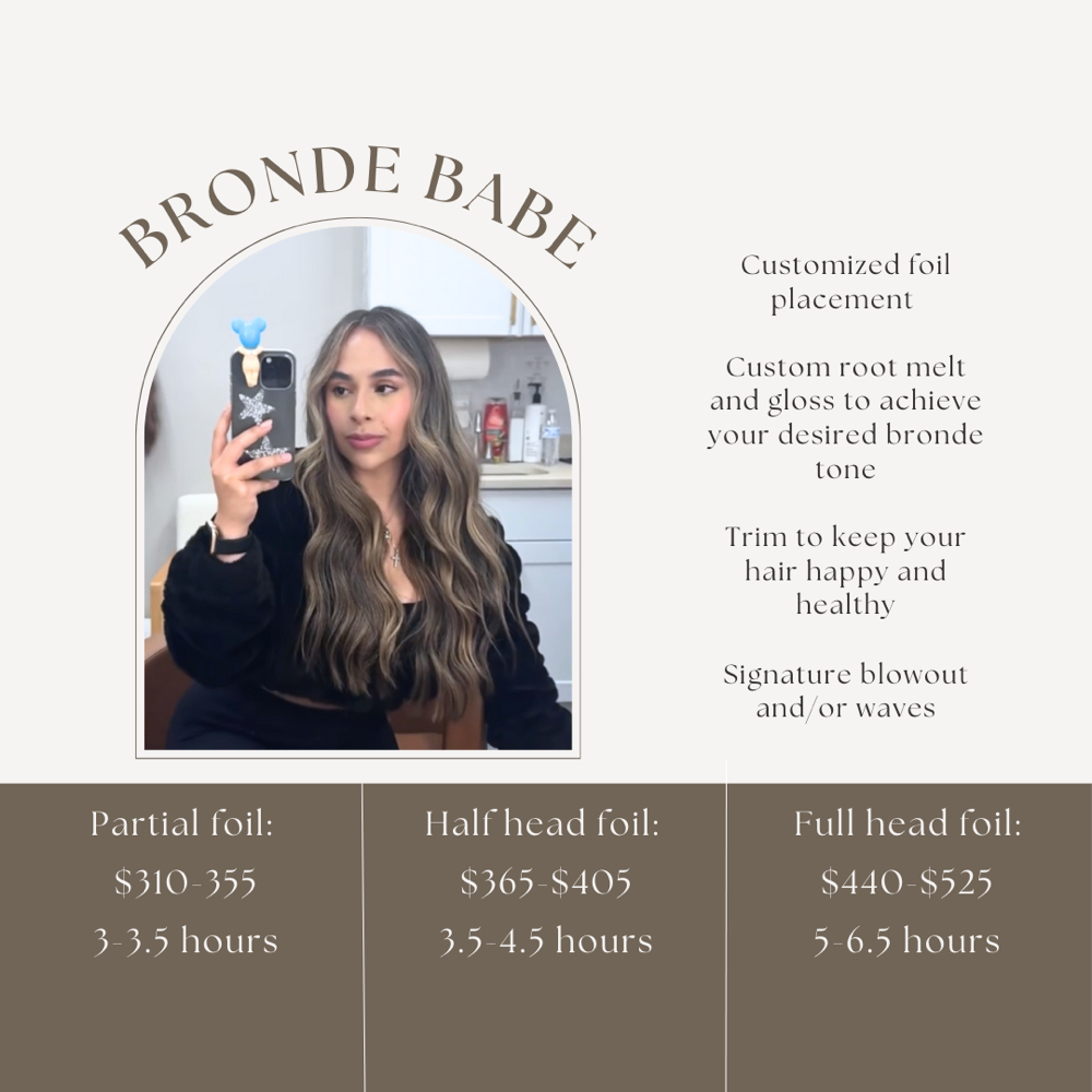 Bronde babe with Brittney at Glossed Beauty Bar in Fort Myers, FL