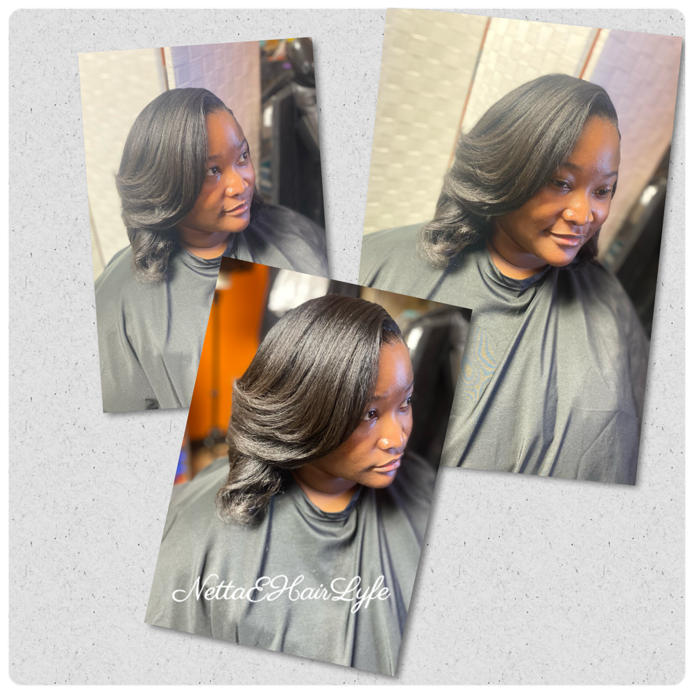 Basic Flat Iron (Relaxed Hair)