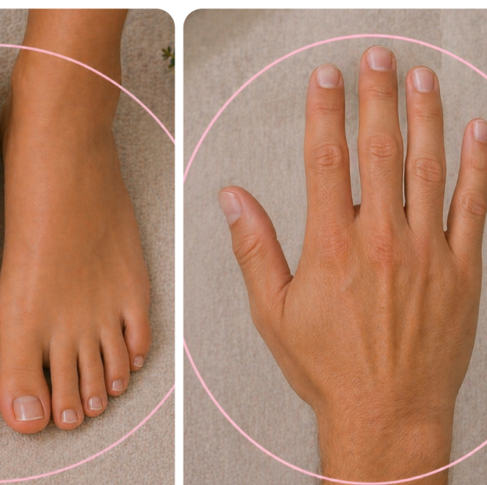 Hand/ Feet at Bare Glow Studio in Chelsea, MI