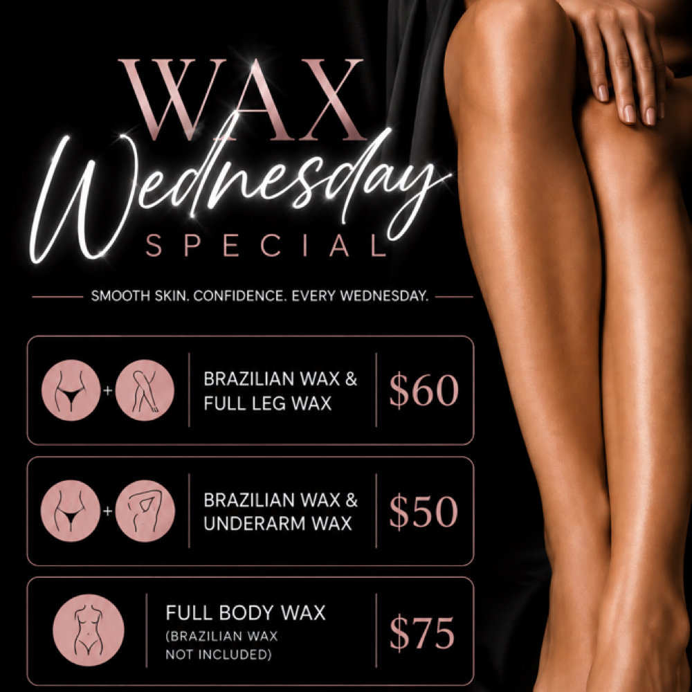 On Wednesday’s We Wax! ✨ at SkinGlowAddictllc in Greendale, WI