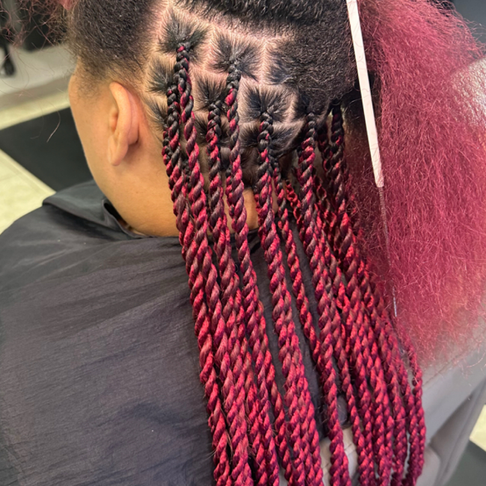 Knotless Twist at Crown Theory Studios in Holiday, FL