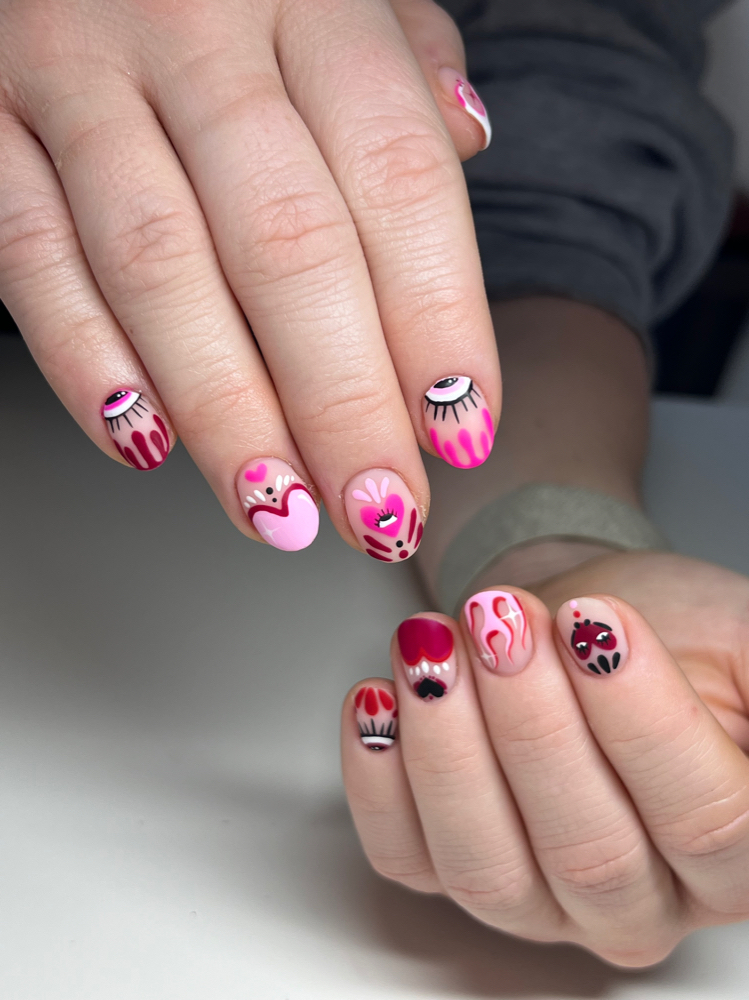 Gel Manicure (With Art)