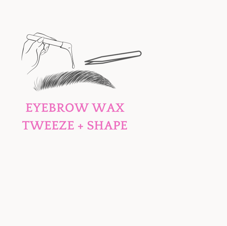 Eyebrow Wax/Tweeze, & Shape Add-On